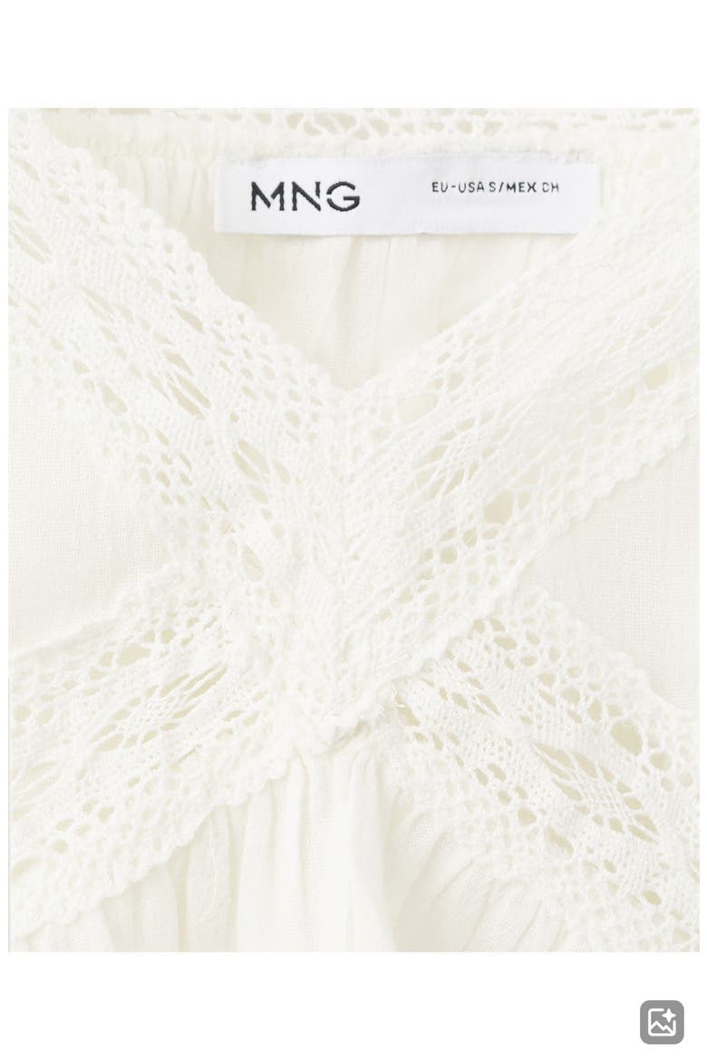 Kids' Fringe Detail Cotton Shell, Alternate, color, OFF WHITE