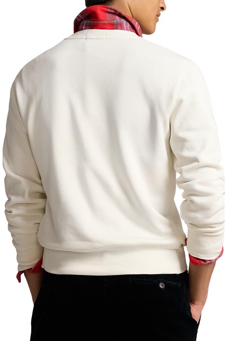 Polo Bear Fleece Sweatshirt, Alternate, color, F24 NEVIS HOLIDAY BEAR