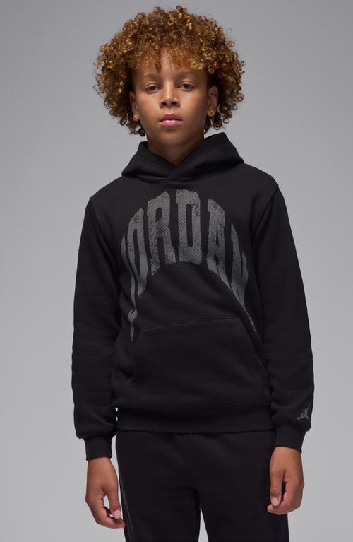 Jordan Kids' Mj Mvp Fleece Hoodie In Black