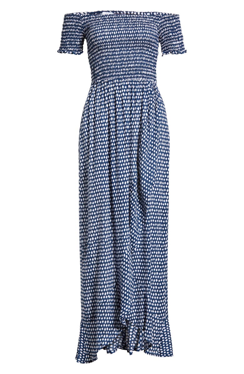 Tiare Hawaii Cheyenne Off the Shoulder Maxi Dress, Alternate, color,