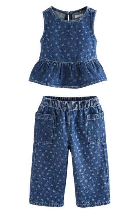 Kids' Denim Tank & Pants Set (Toddler & Little Kid)