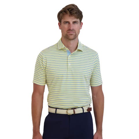 Harbour Stripe Mens Golf Polo