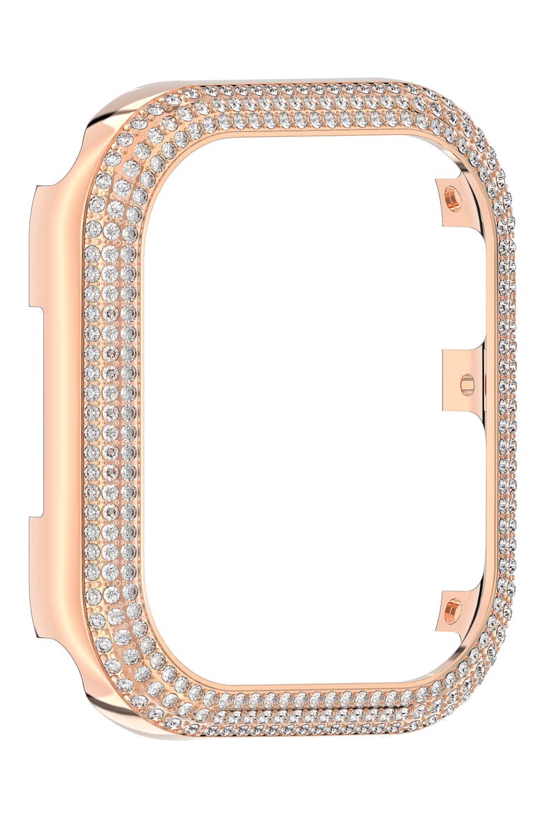 Sparkling Pavé 41mm Apple Watch® Case Attachment, Alternate, color, ROSE GOLD