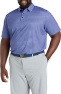 Callaway Big & Tall Golf Club Printed Performance Polo Shirt