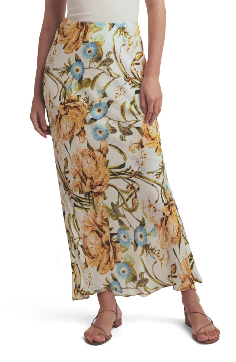 Favorite Daughter The Gwen Floral Print Maxi Skirt, Main, color, 