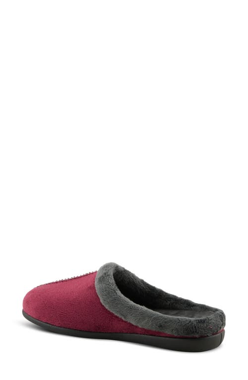 Flexus By Spring Step Aushana Faux Fur Mule Slipper In Multi