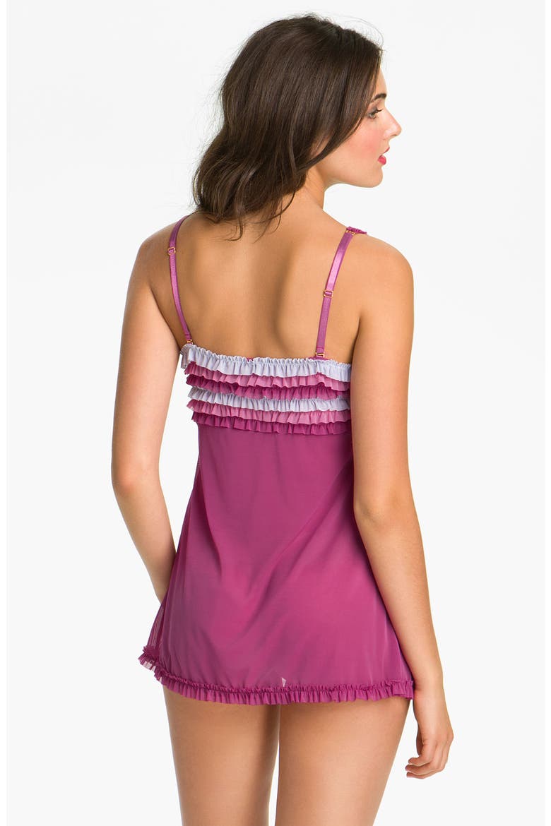 Intimates 'Tutu' Mesh Babydoll Nightie, Alternate, color, JINX MULTI