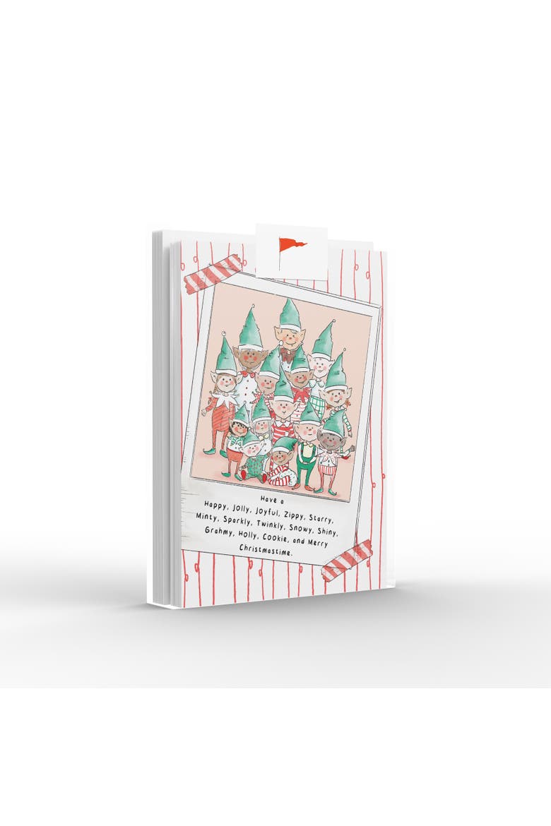 Elf Family Greeting Card Pack Set, Main, color, Multi-Pack