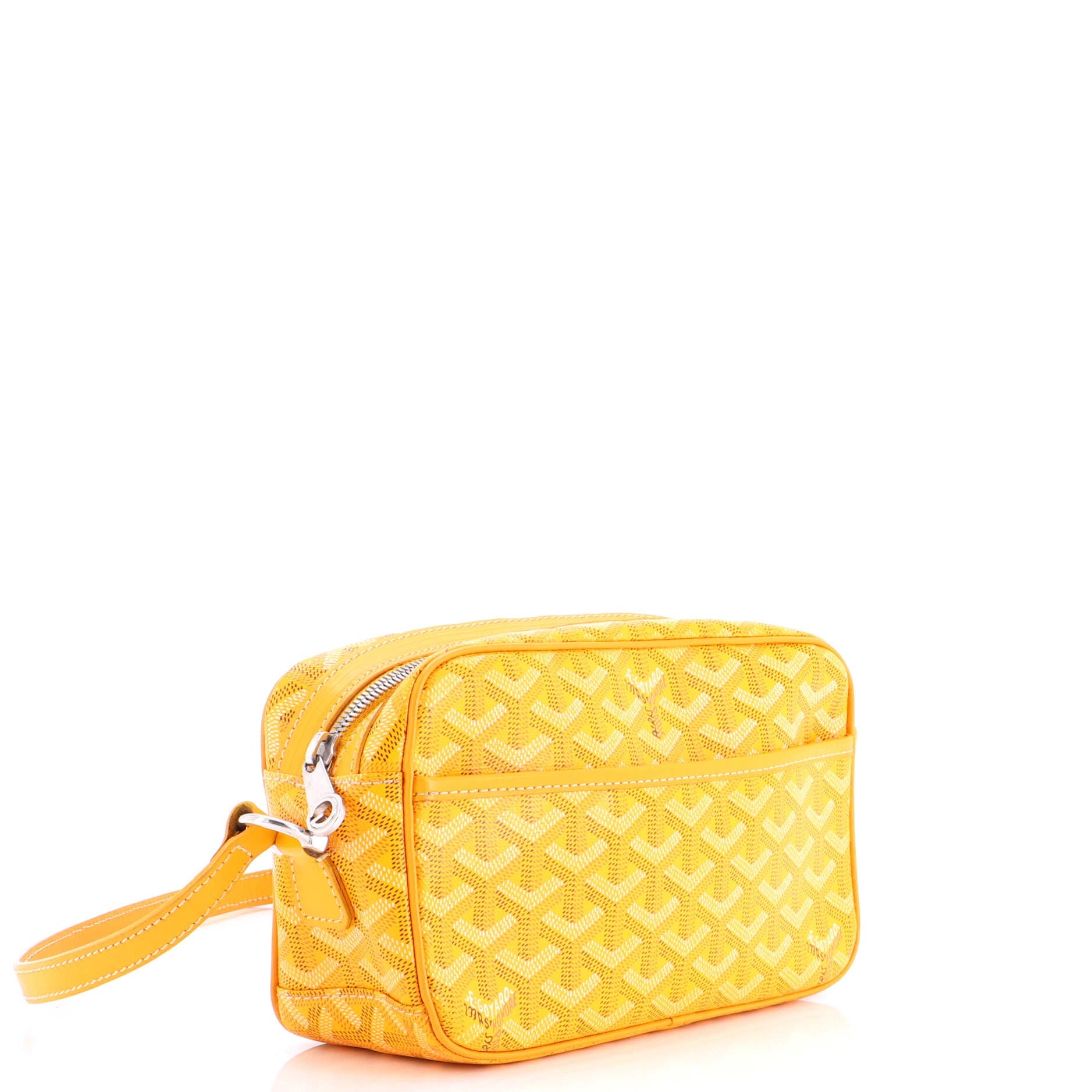 Pre-Owned Goyard Cap Vert Bag Coated Canvas, Alternate, color, Yellow