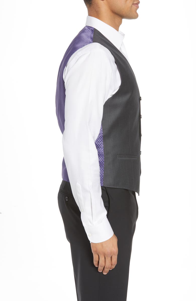 Ted Baker London Troy Trim Fit Vest, Alternate, color,