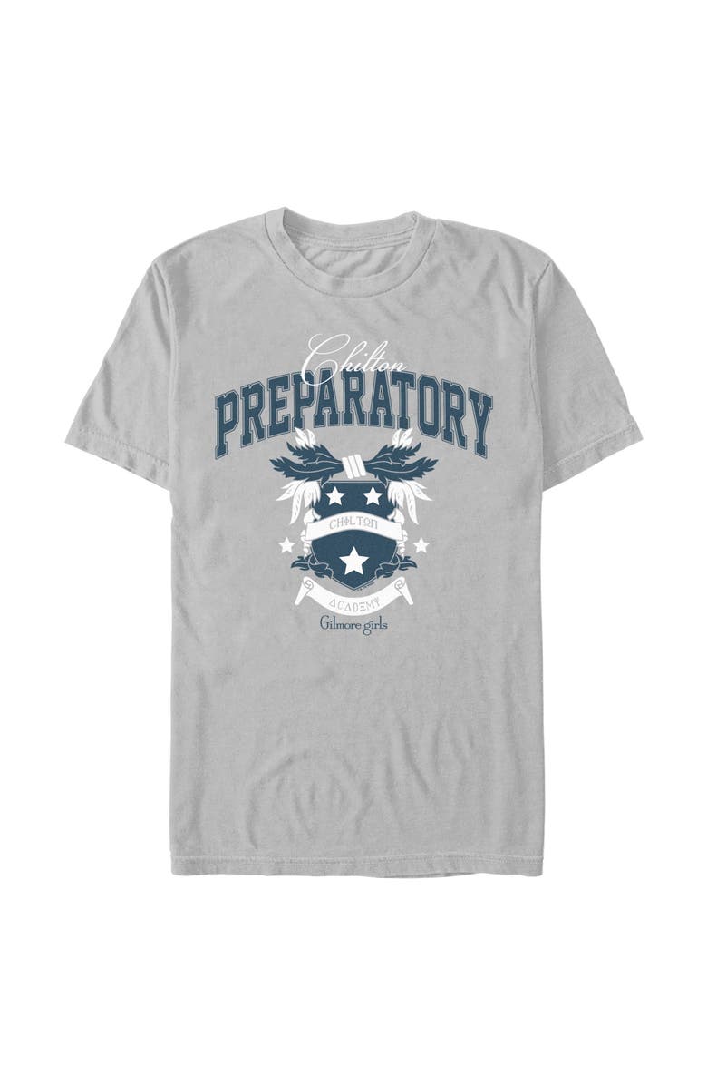 Gilmore Girls Men's Gilmore Girls Chilton Preparatory Logo Graphic T-Shirt, Main, color, Ice Grey
