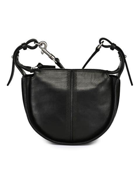 Dahlia Genuine Leather Compact Structured Crossbody