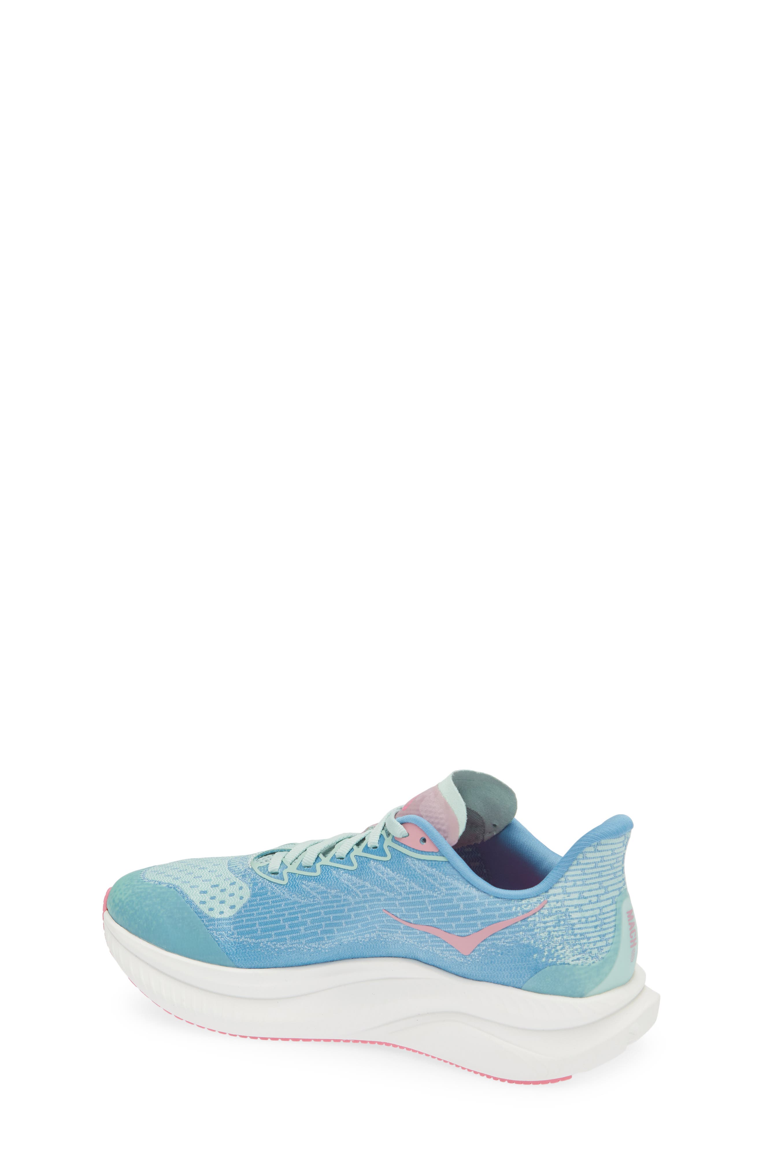 Kids' Mach 6 Running Shoe, Alternate, color, JADEITE / ALPINE BLUE