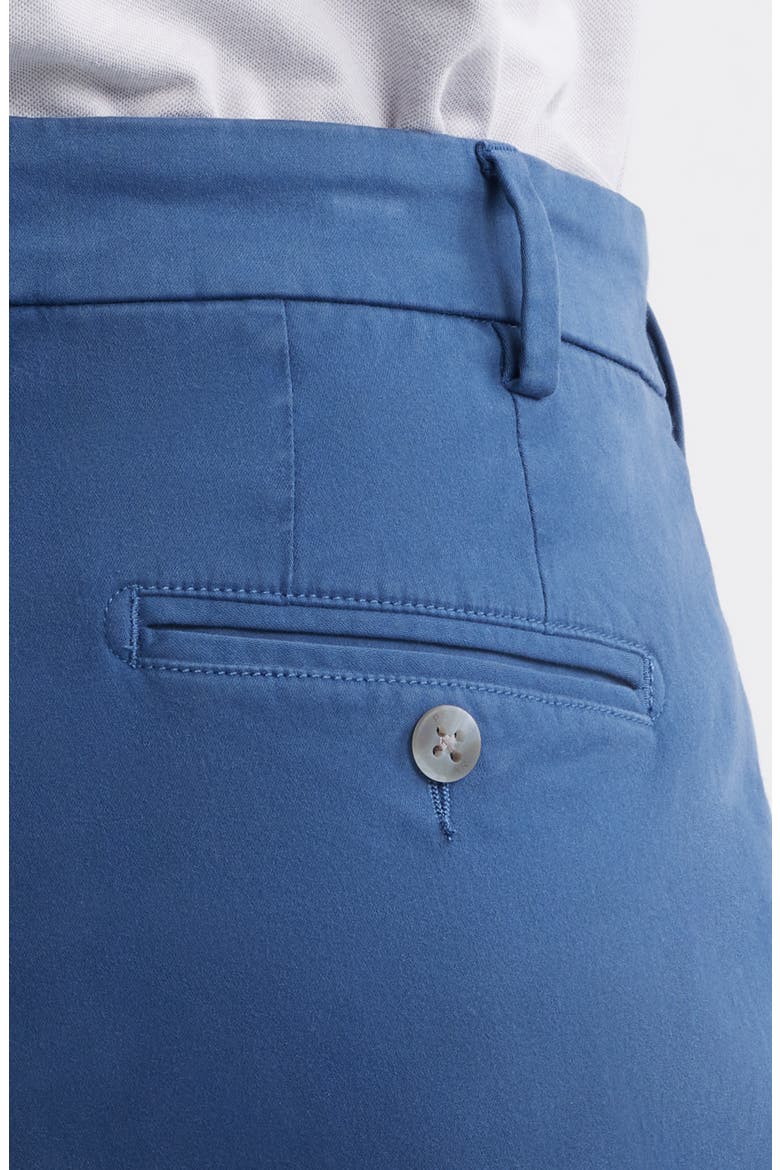 Signature Sateen Flat Front Pants, Alternate, color, NAVY