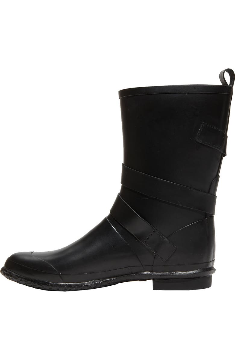 Burberry Buckled Rain Boot, Alternate, color,