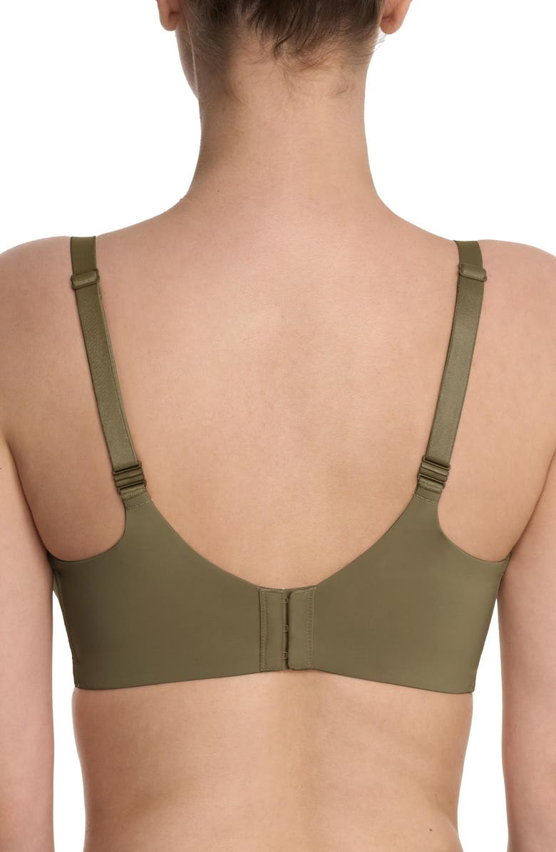 Natori Elevate High Impact Convertible Sports Bra, Alternate, color, Olive Green
