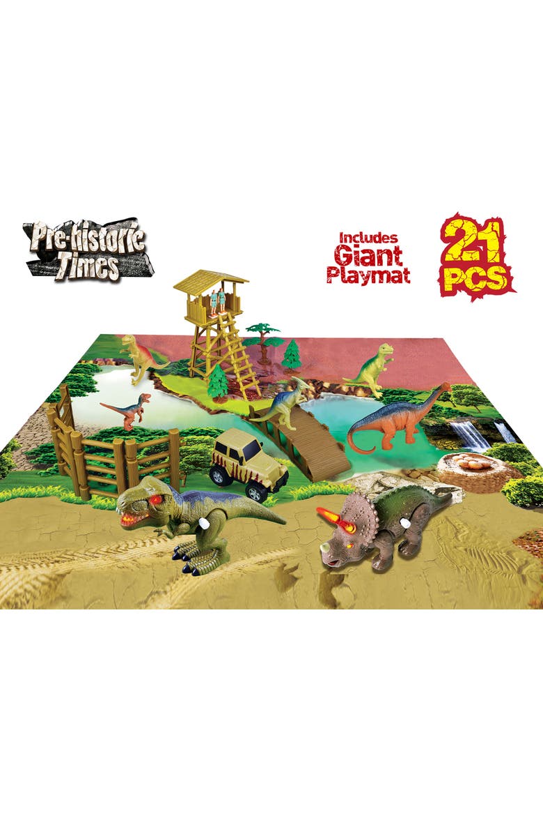 Red Box Prehistoric Times Dinosaur Park, Alternate, color, Multicolored