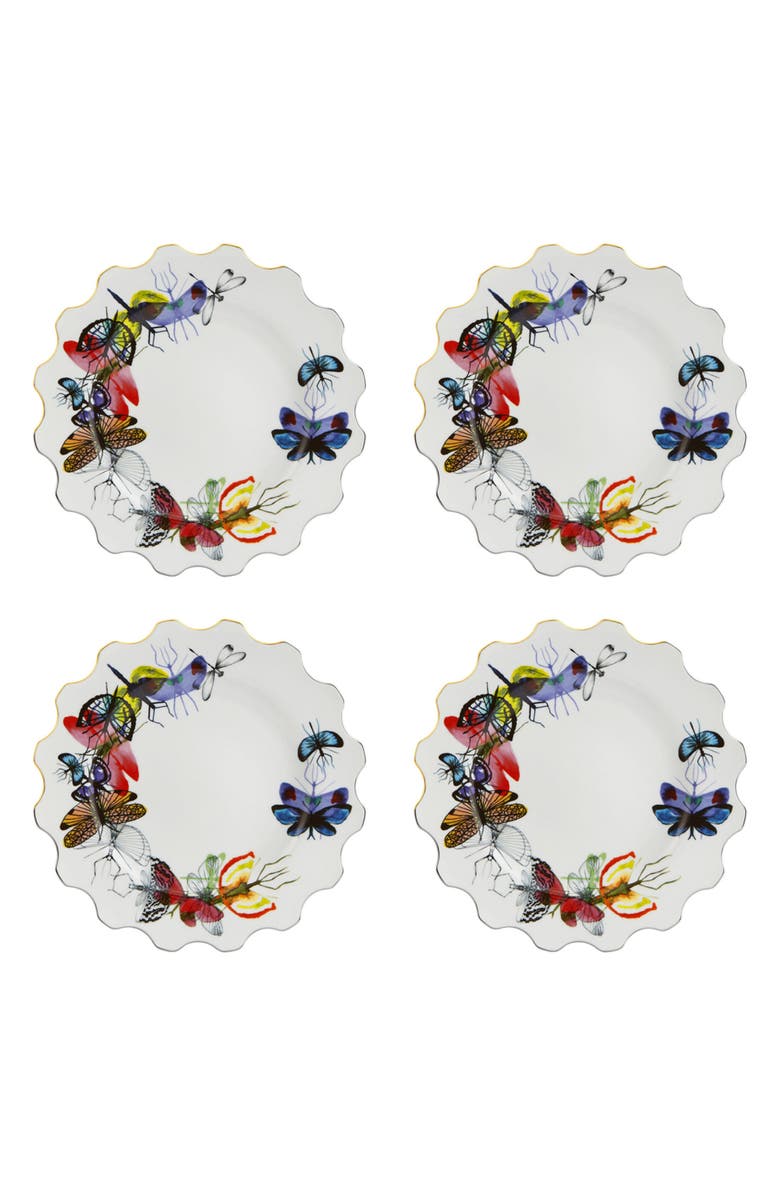 Christian Lacroix Caribe Set of 4 Dinner Plates, Main, color, 