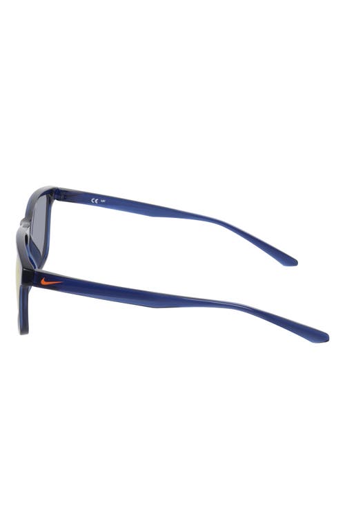 Nike Vital Core 55mm Rectangular Sunglasses In Neutral