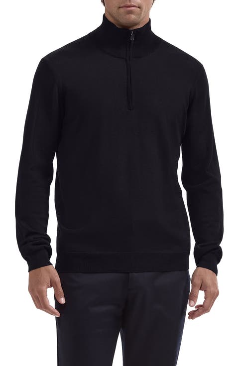Fred Quarter Zip Merino Wool Sweater