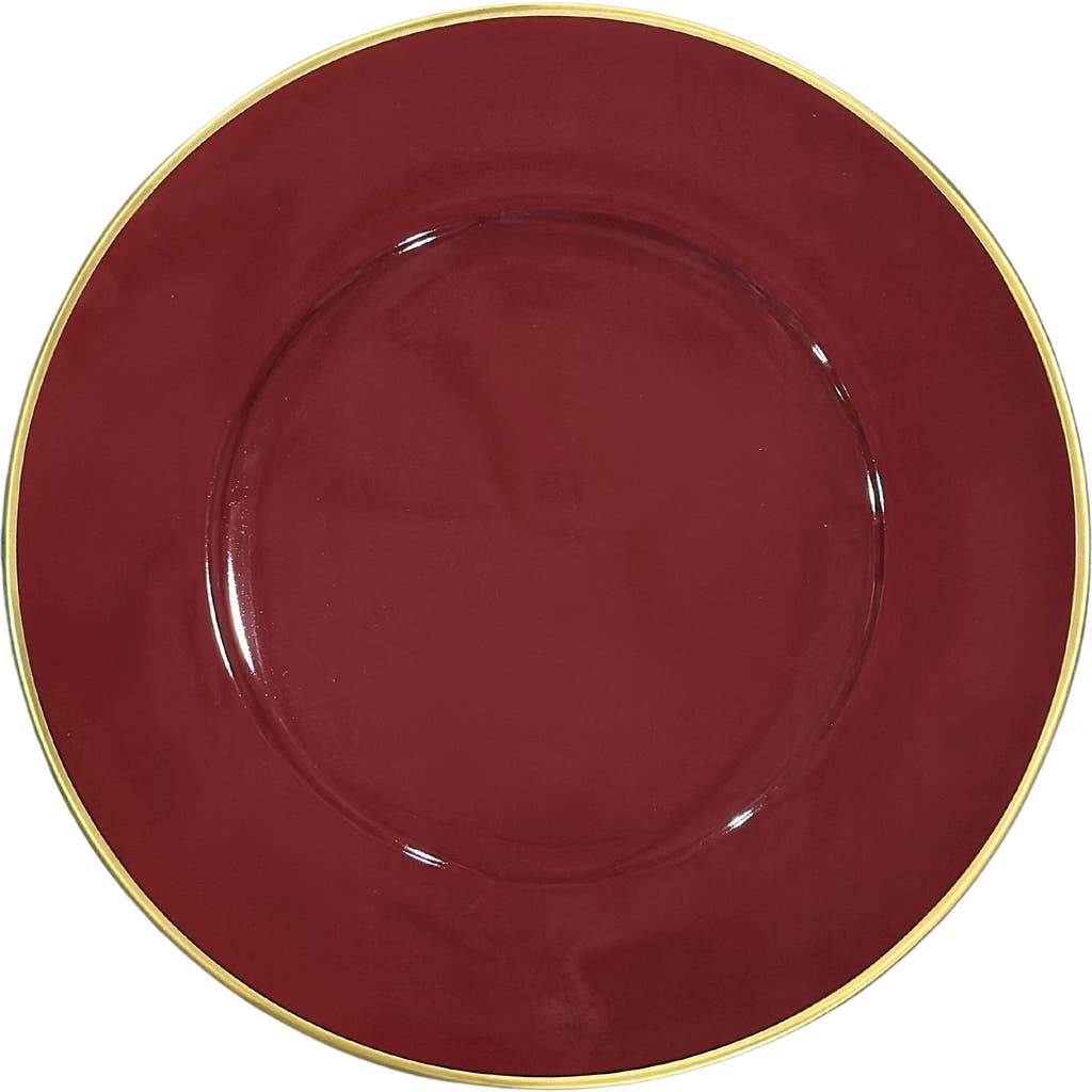 Anna Weatherley Anna's Charger Plate in Crimson  product
