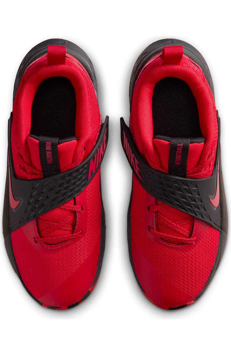 Nike Kids' Team Hustle D 12 Basketball Shoe, Alternate, color, Red/ University Red/ Black