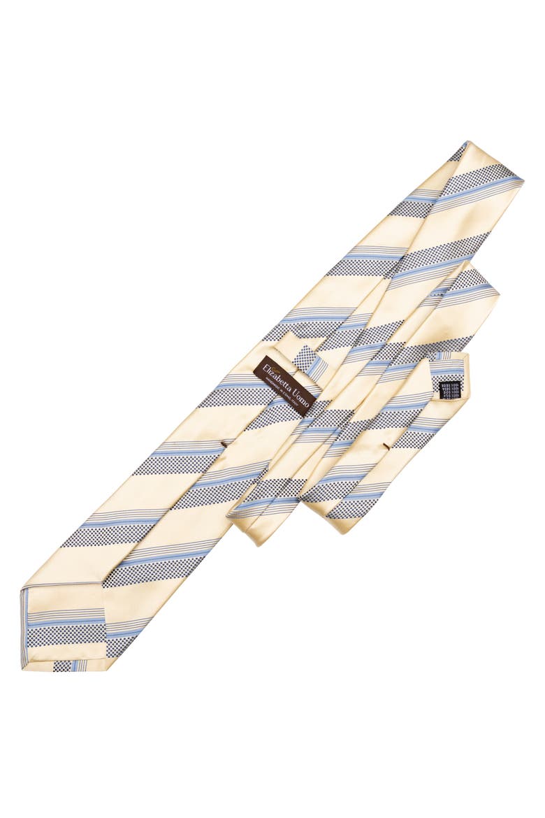 Corso - Extra Long Silk Jacquard Tie for Men, Alternate, color, Yellow