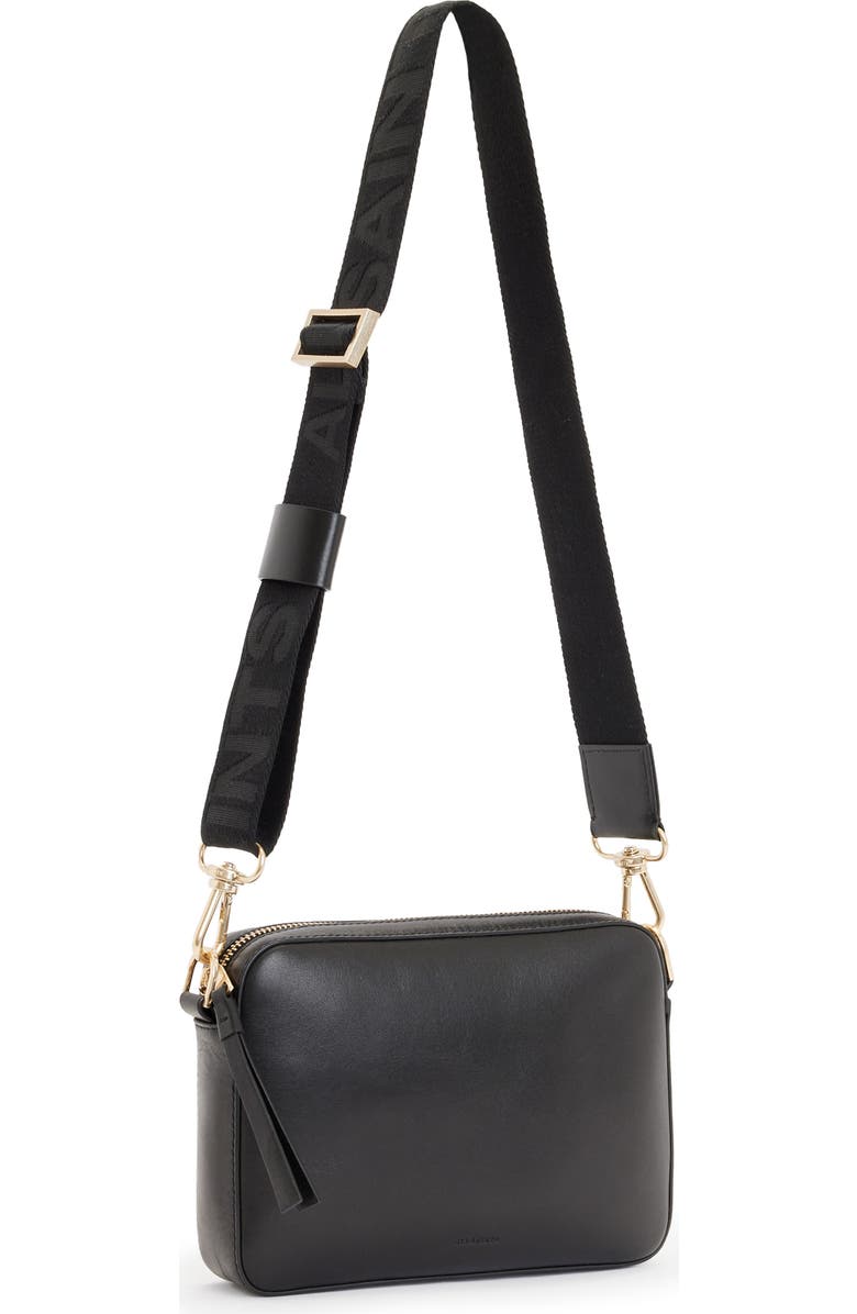 AllSaints Lucile Leather Crossbody Bag, Alternate, color,