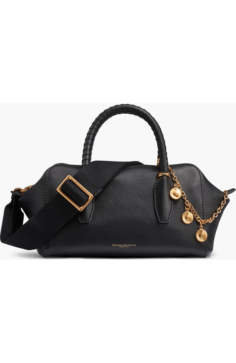 Donna Karan New York Chantilly Mini Satchel, Main, color, Blk/Gold