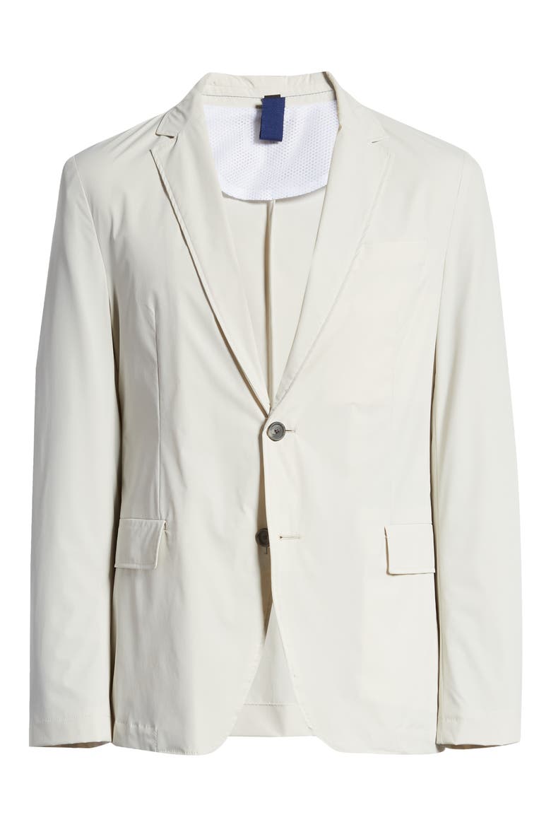 Naden Slim Fit Solid Stretch Travel Sport Coat, Alternate, color, NATURAL