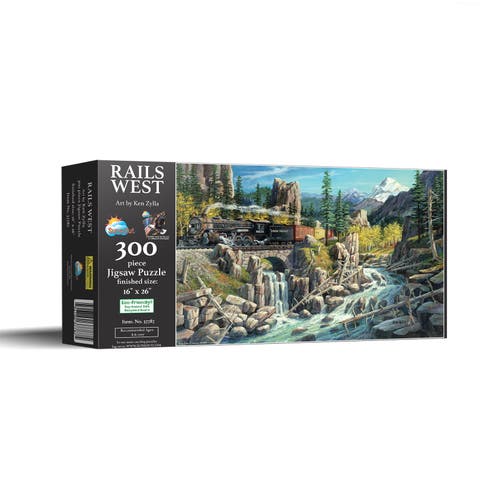 Rails West 300 piece Jigsaw Puzzle for Adults