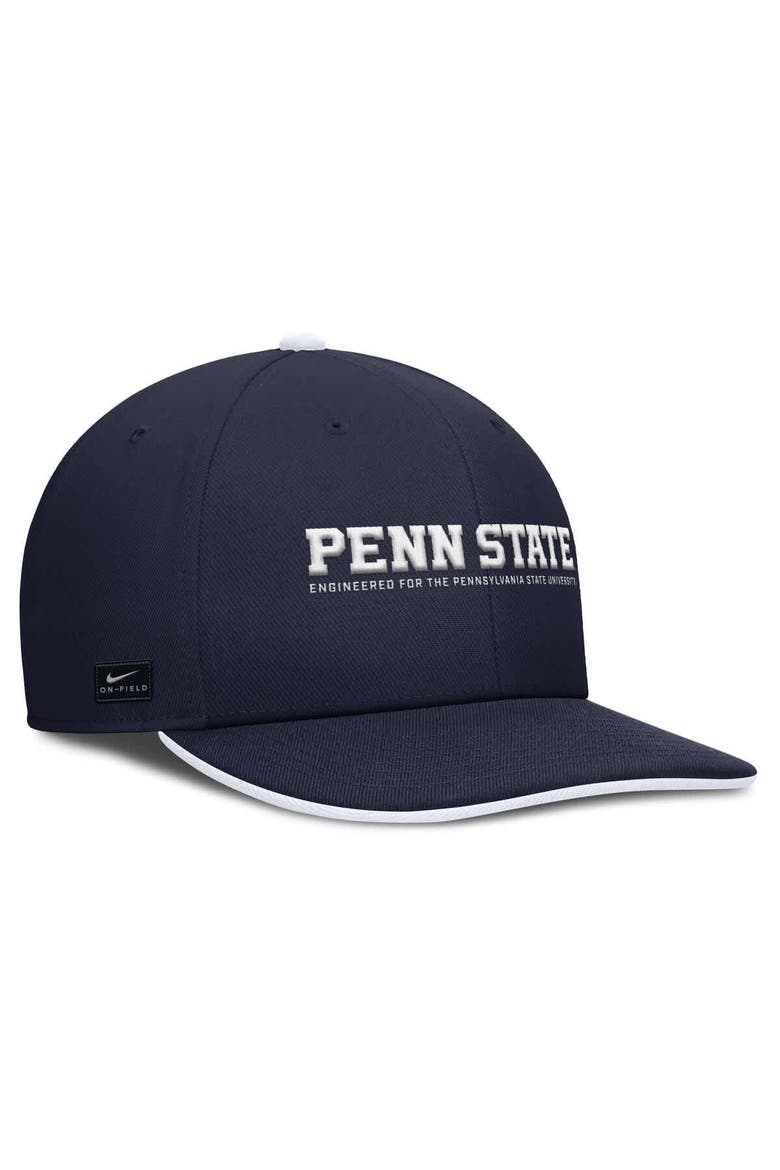 Men's Nike Navy Penn State Nittany Lions 2025 On-Field Pro Performance Adjustable Hat, Alternate, color, Navy