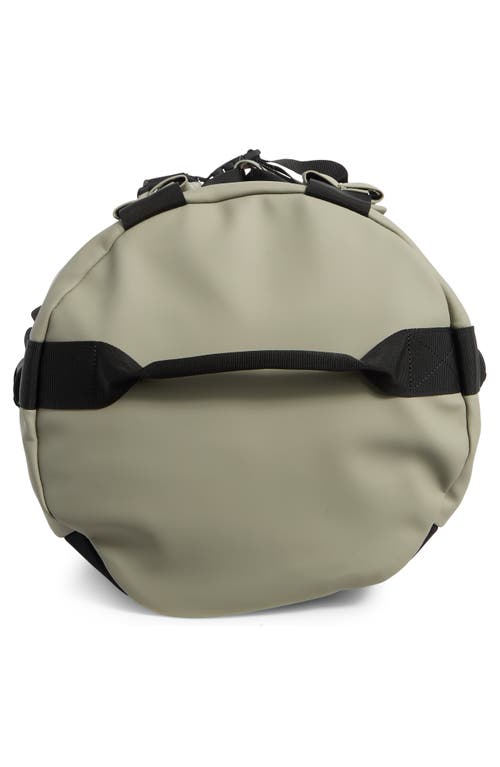 Rains Texel Waterproof Duffle Backpack In Sand
