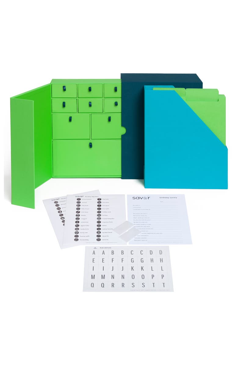 Savor Modern Baby Keepsake Box, Alternate, color,