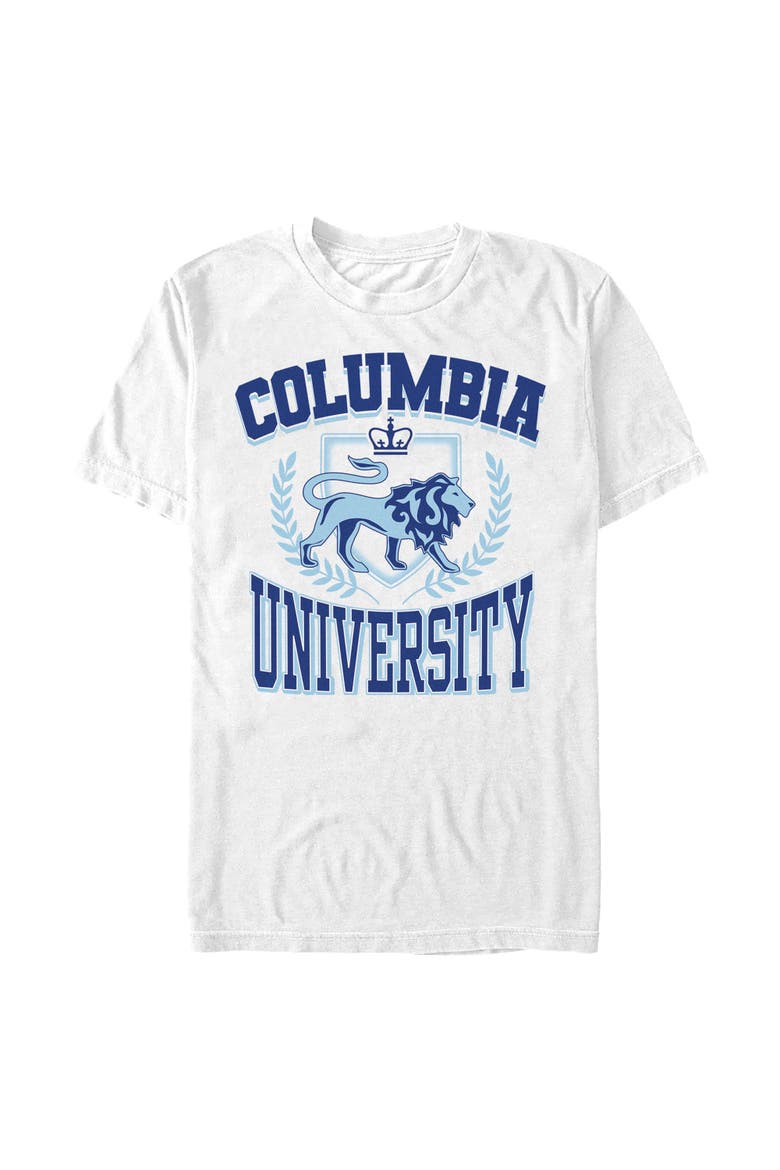 Men's University Lion Crest Short Sleeve Graphic T-Shirt, Main, color, White