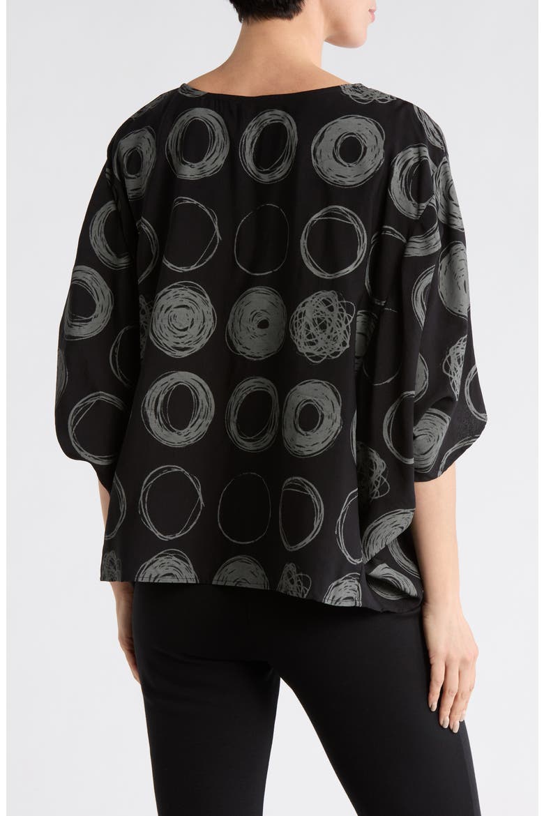 Scribble Dot Top, Alternate, color, BLACK