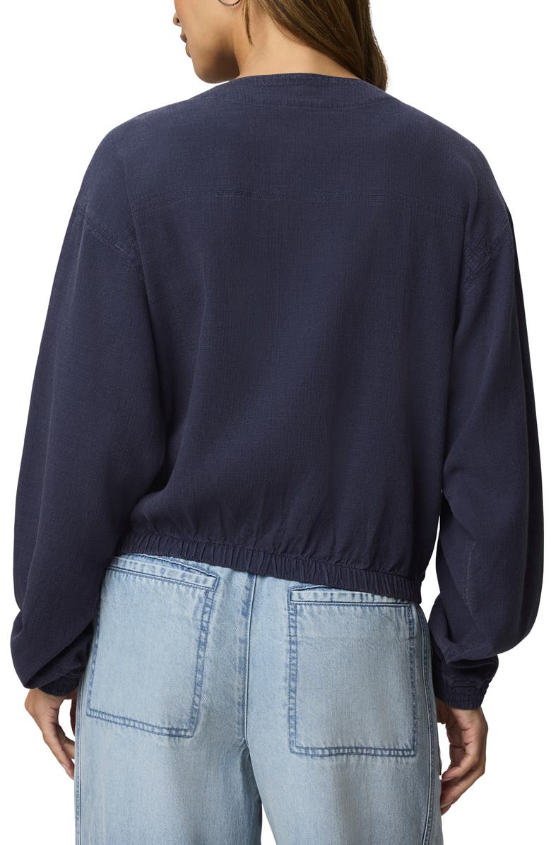 Splendid Clea Bomber Jacket, Alternate, color, Navy Blue