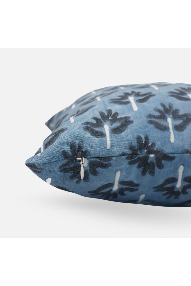 Zeenat Throw Pillow Cover, Alternate, color, Steel Blue