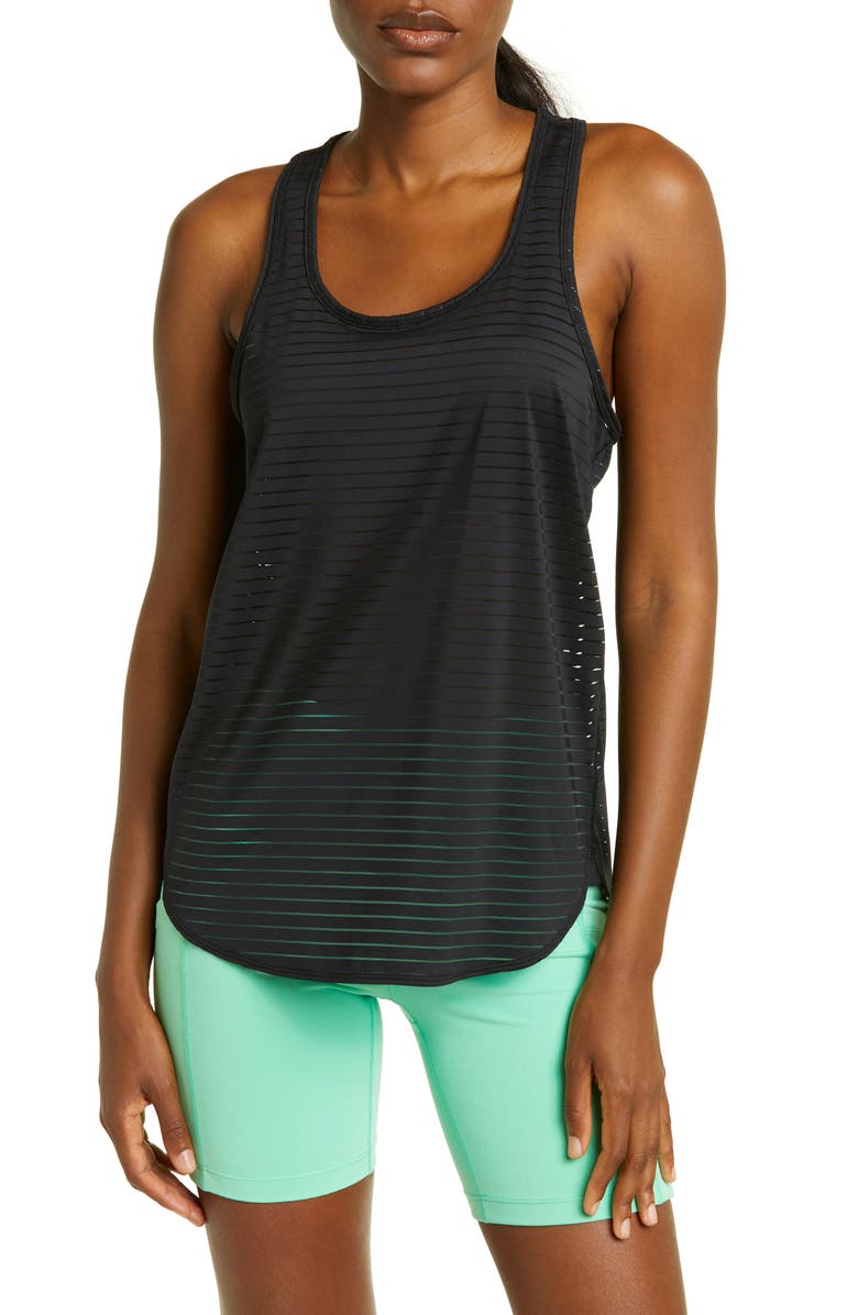 Zella Sporty Sheer Stripe Tank, Main, color,
