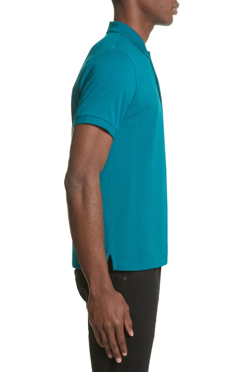 Burberry Piqué Polo, Alternate, color, 