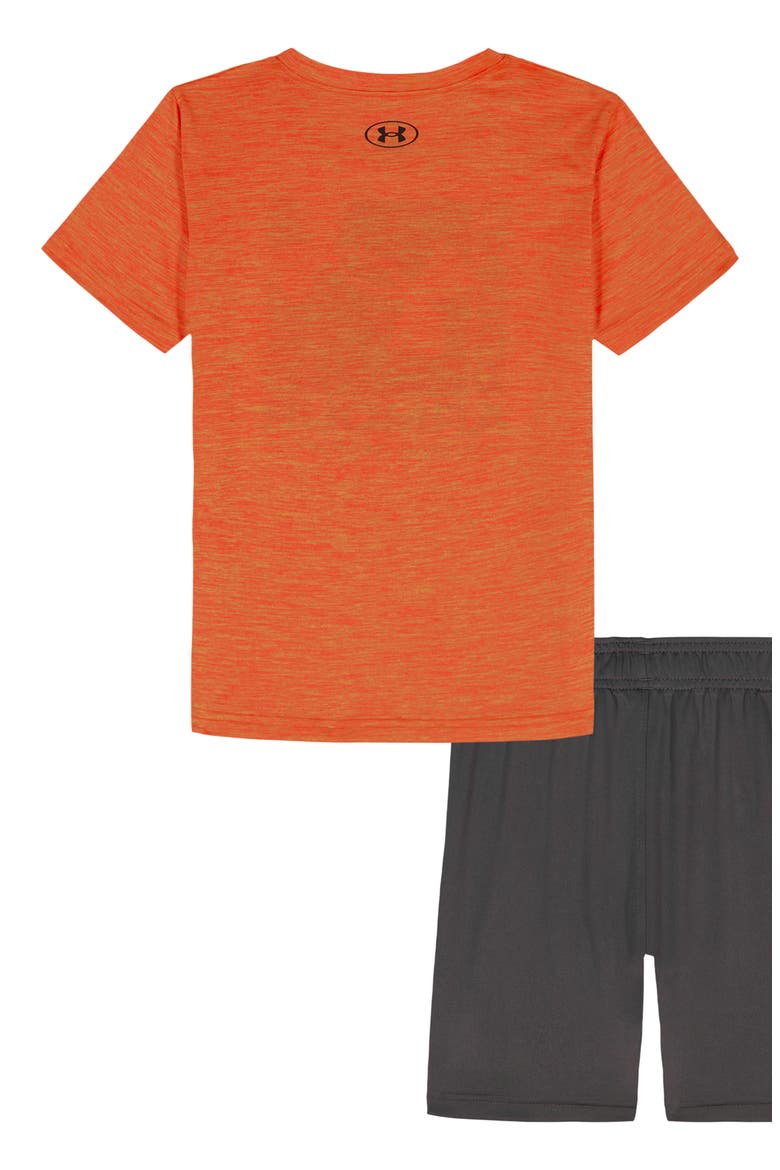 UA Tech™ Twist Logo Graphic T-Shirt & Shorts Set, Alternate, color, ORANGE
