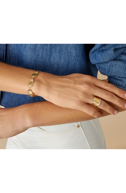 Marco Bicego 18k Yellow Gold Lunaria Petal Link Bracelet In Gold