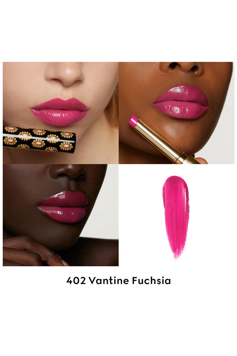 Rouge de Beauté Brillant Glow & Care Lipstick, Alternate, color, 402 VANTINE FUCHSIA