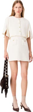 maje 2-in-1 tweed dress