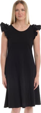 Wilt Ruffle Shoulder Tank Dress