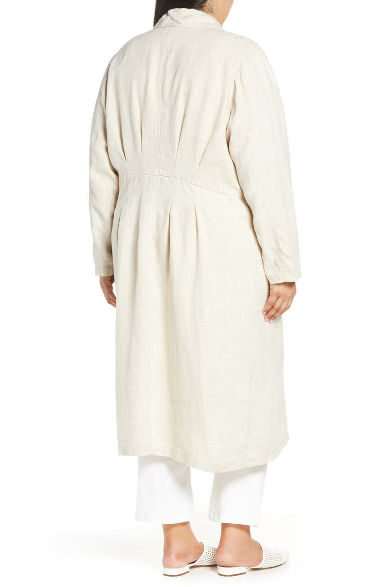 Avec Les Filles Oversize Linen Duster Coat, Alternate, color, 