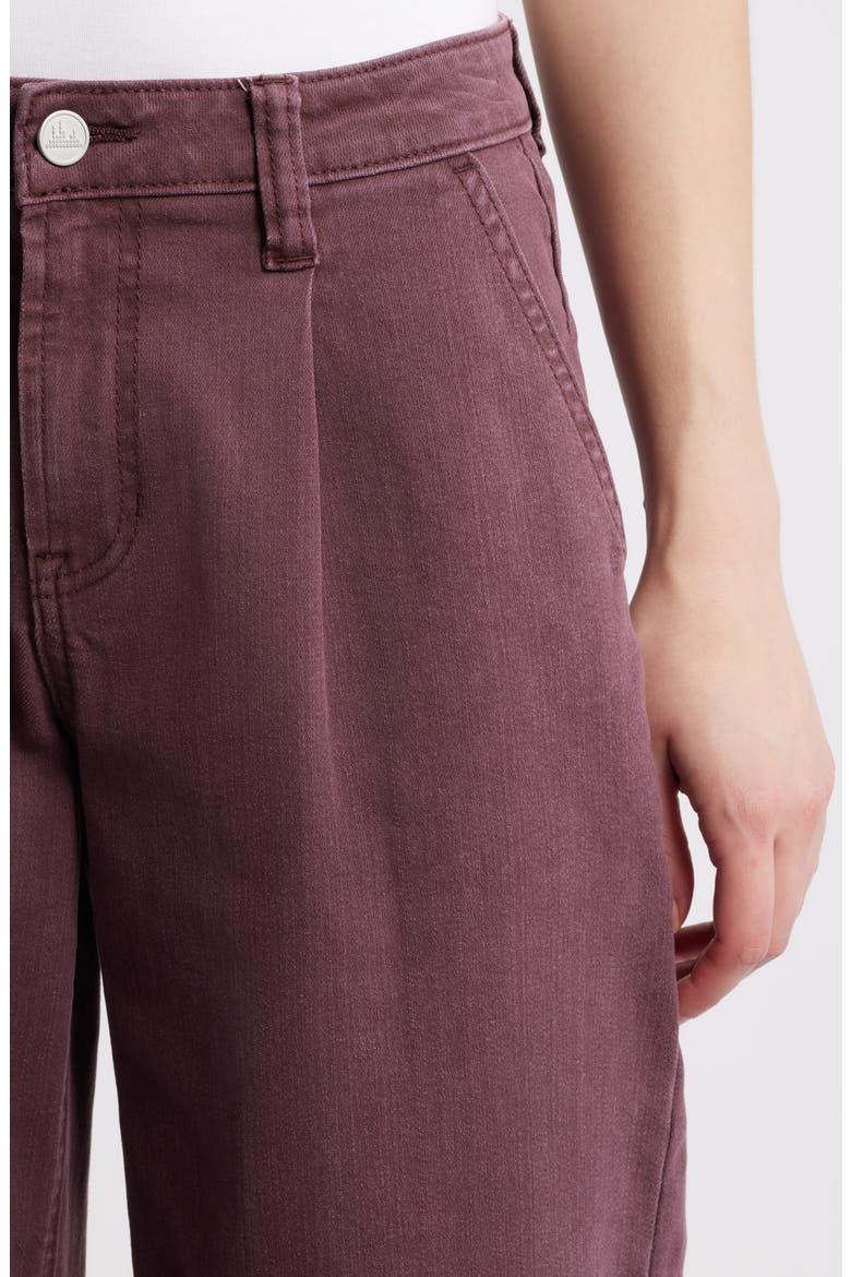 Wide Leg Trouser Jeans, Alternate, color, PLUM