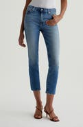 AG Mari Mid Rise Ankle Slim Straight Leg Jeans