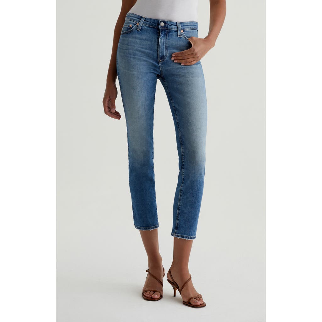 Shop Ag Mari Mid Rise Ankle Slim Straight Leg Jeans In 13 Years Reign