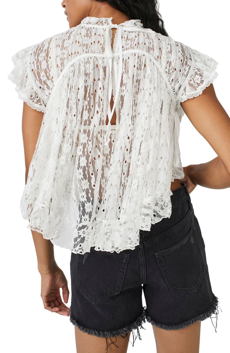 Free People Lucea Lace Top, Alternate, color, 